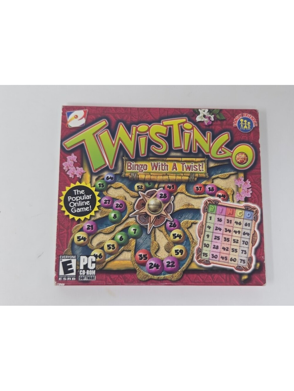 Twistingo Bingo With A Twist PC CD-ROM Puzzle Arcade Game eGames 2005